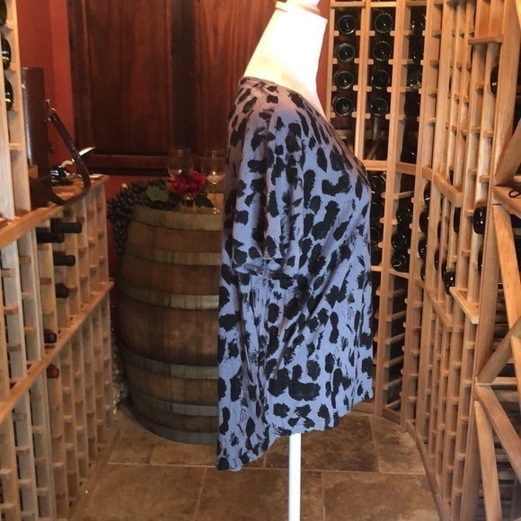 H&M Divided So Soft Gray/Black Animal Print Top 6 - Picture 3 of 8